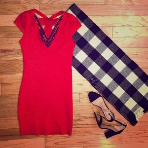 Bandage dress with embellishment